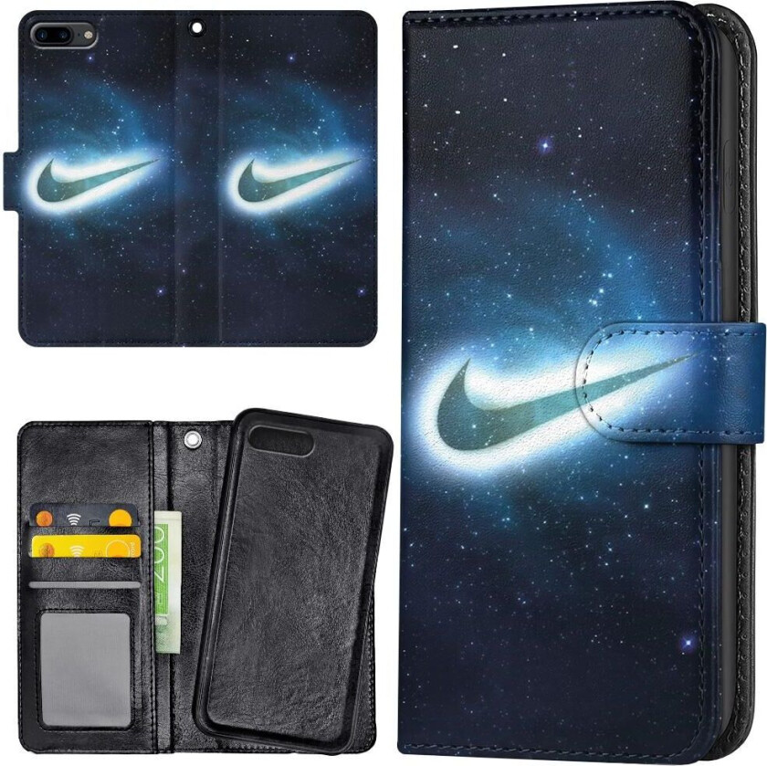 iPhone 7/8 Plus - Lommebok Deksel Nike Ytre Rom