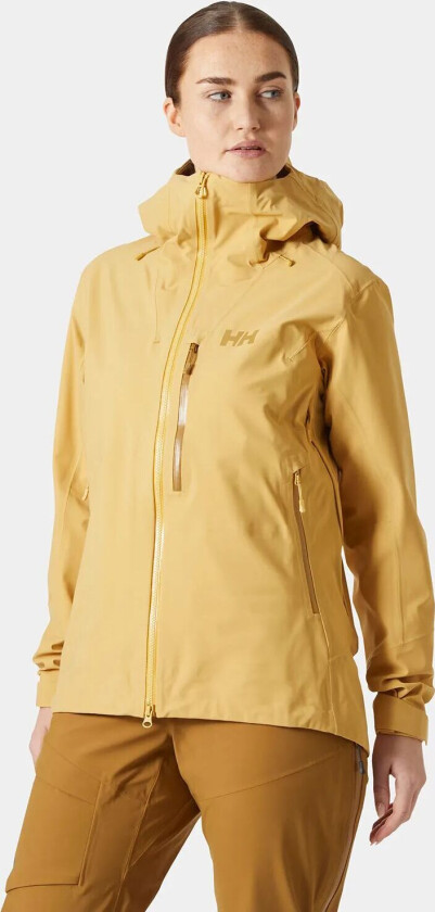 Dame Verglas Backcountry Ski Skalljakke Beige L BrunL