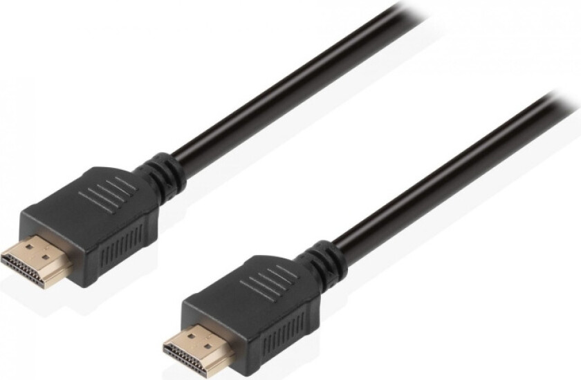 HDMI High Speed med Ethernet-kabel, 3 m, svart