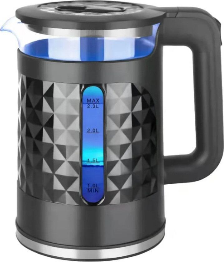 Xxl electric kettle, 2.3 liters, LED light, 1500W