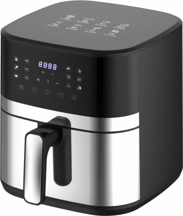 Hot air fryer 7 liters LED display 1600W
