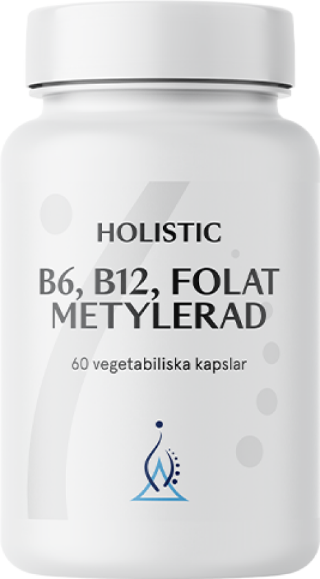B6 B12 Folat Metylert 60 kapsler