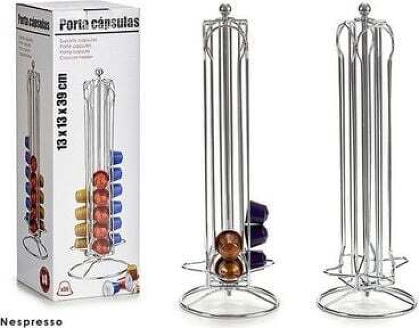 Stativ til 36 kaffe kapsler Nespresso Roterende
