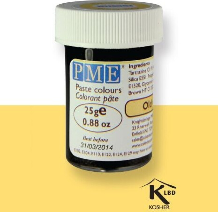 pastafarge Gammel-gul