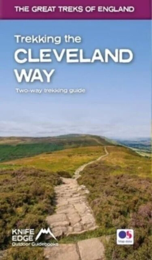 Trekking the Cleveland Way: Two-way guidebook with OS 1:25k maps: 20 different itineraries av Andrew McCluggage