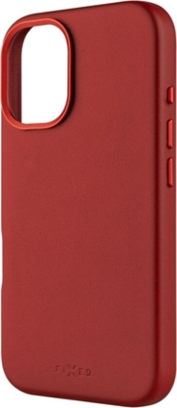Fixed Magleather | Back Cover | Apple | Iphone 16 | Leather | Red