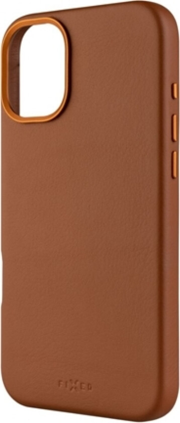 Fixed Magleather | Back Cover | Apple | Iphone 16 Plus | Leather | Brown