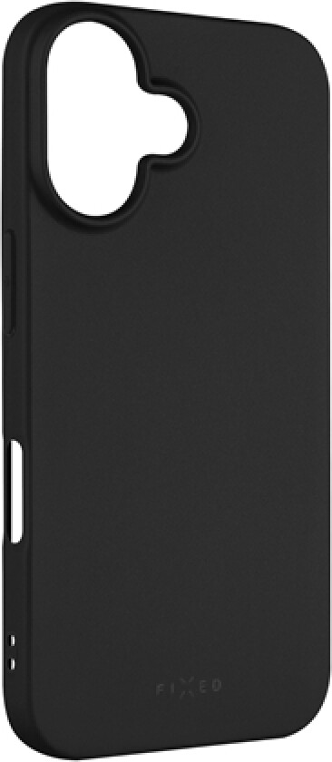Fixed | Story | Back Cover | Apple | Iphone 16 | Rubber | Black