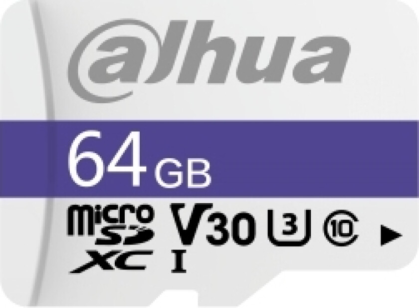 Kort Dahua-Teknologi C100 Microsdxc 64 Gb Klasse 10 Uhs-I/U3 V30 (Tf-C100/64Gb)