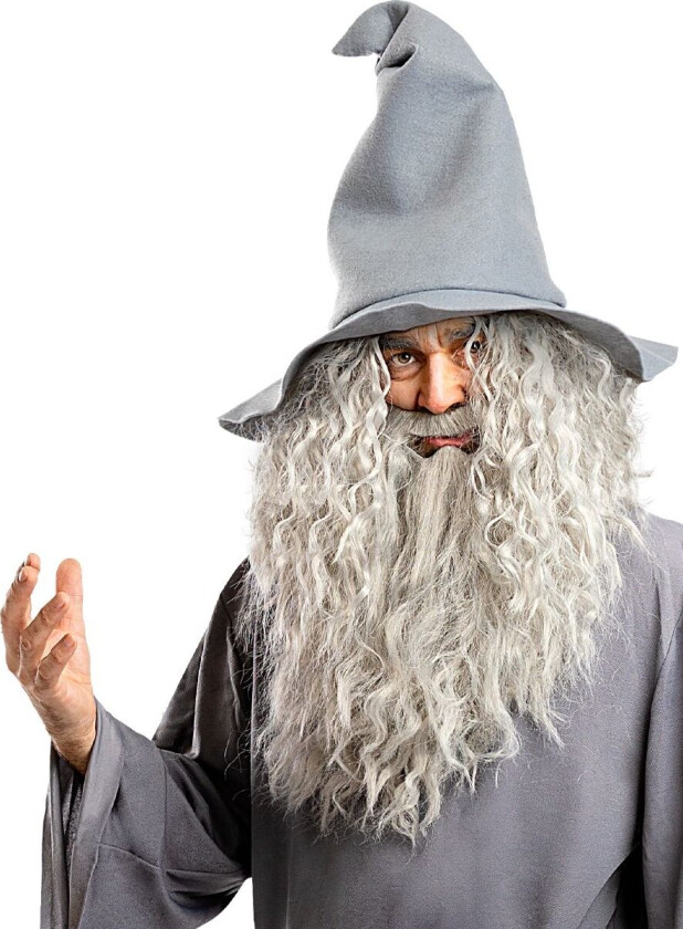Gandalf Parykk med skjegg - Ringenes herre