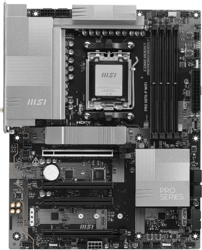 Msi Pro X870-P Wifi Motherboard Amd X870e Socket Am5 Atx