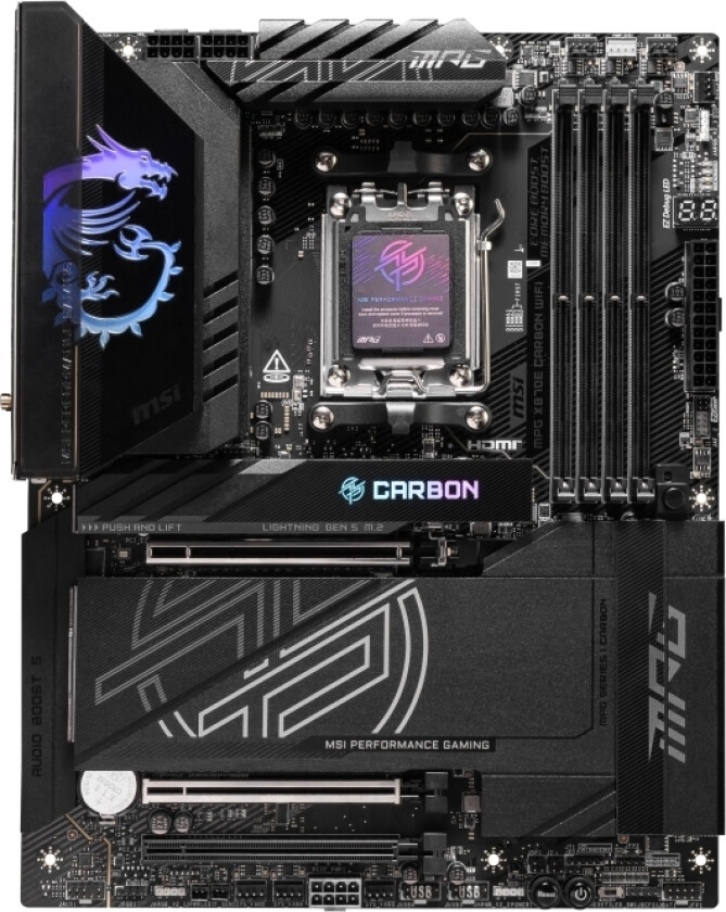 Msi Mpg X870e Carbon Wifi (X870e,Am5,Atx,Ddr5)