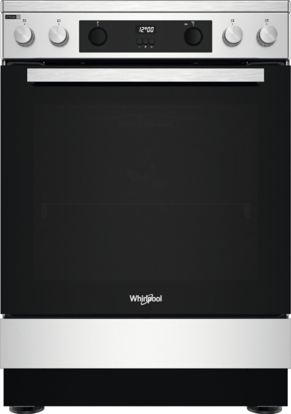 Whirlpool Frittstående Elektrisk Komfyr Ws68v8ccxt