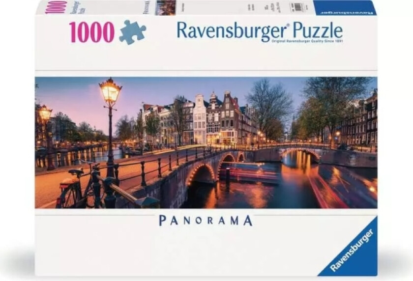 1000 Pcs Puzzle Evening Over Amsterdam