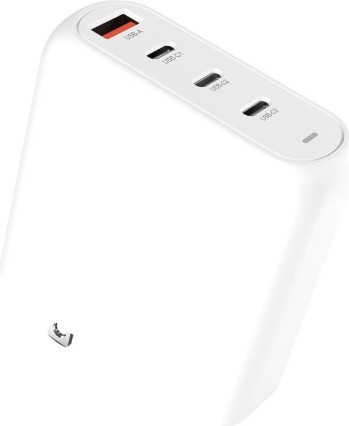 100W Gan Usb-Oplader 100 W Stikdåse, Indendør Udgangsstrøm Max. 3000 Ma Antal Udgange: 4 X Usb-A, Usb-C® Usb Power Delivery (Usb-Pd) , Qualc