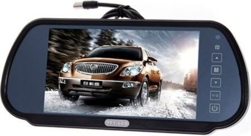 7 Inch Lcd Screen In The Rearview Mirror 12V 24V ... (Nvox Nw701m)