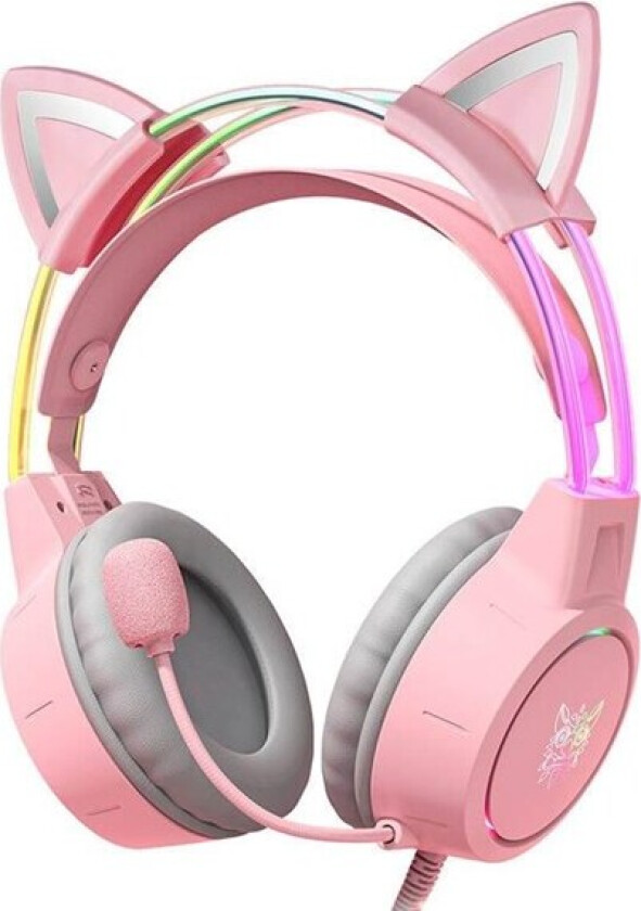 Gaming headphones X15Pro Pink Cat's Ears