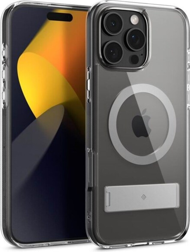 Caseology Capella MagSafe Kickstand clear gray - iPhone 16 Pro