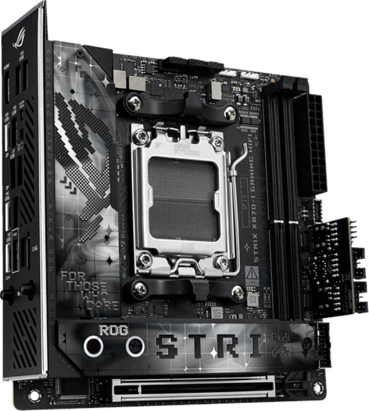 ROG STRIX X870-I GAMING WIFI Hovedkort - AMD X870 - AMD AM5 socket - DDR5 RAM - Mini-ITX