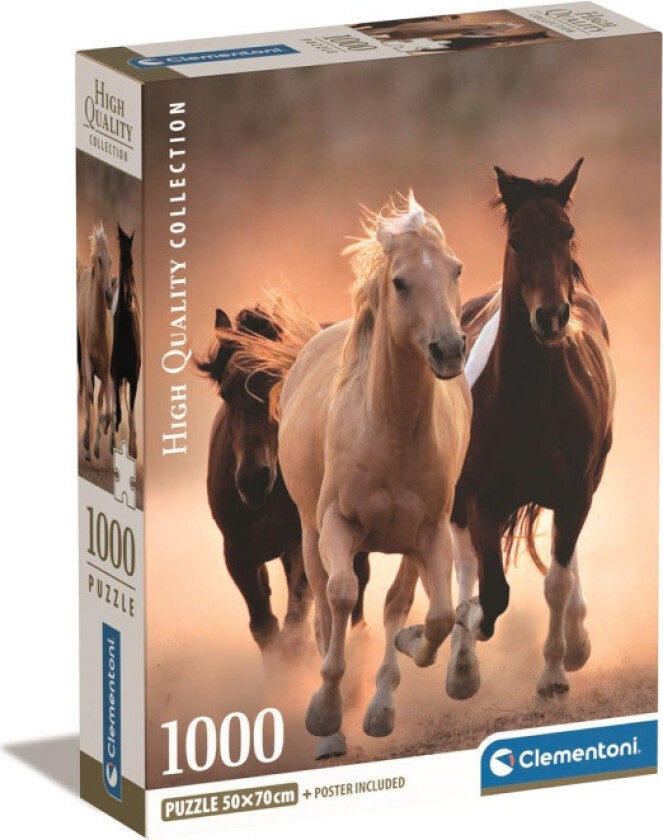 1000 stk CB Collection Running Horses av høy kvalitet