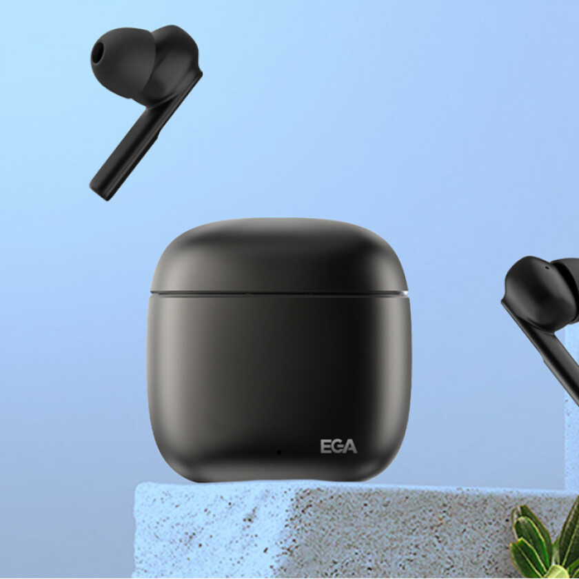 ET05 True Wireless Bluetooth-hörlurar, Svart
