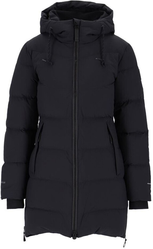Mode Maya Dunparkas Dame Svart 36