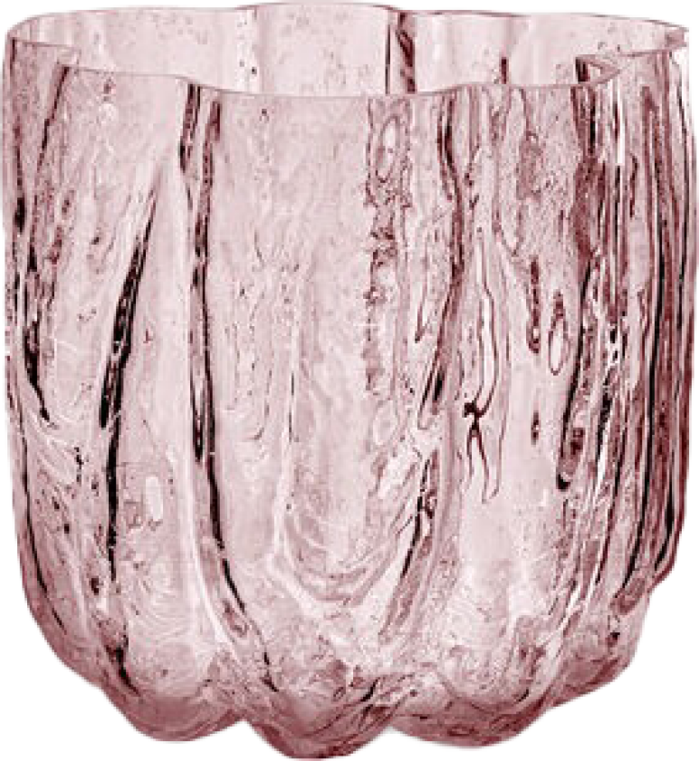 Crackle vase 121 mm Rosa