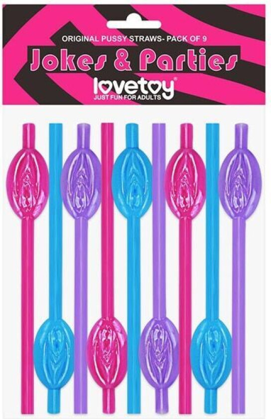 Bilde av Pussy Straws 9-pack Sugerør
