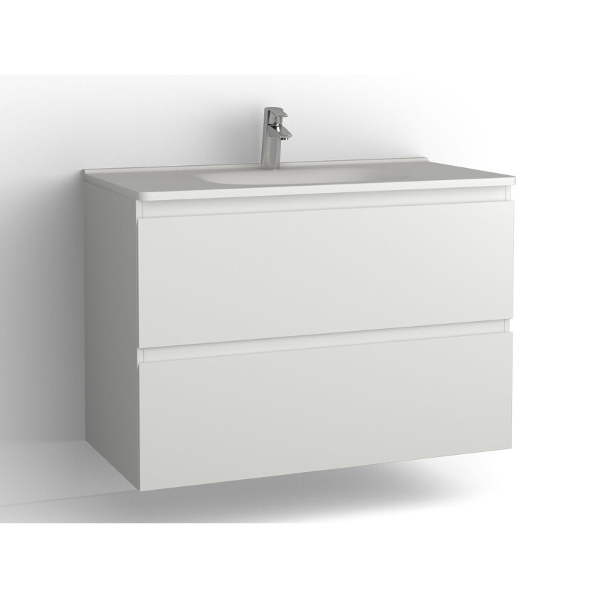Vedum Flow Servantpakke 100 cm - Hvit