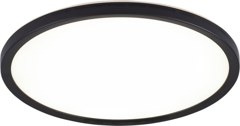 Luna 23 cm taklampe 12W 3000 Kelvin IP54 - 3-step dim - Svart