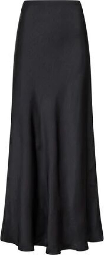 Vicky Heavy Sateen Skirt - Black 42
