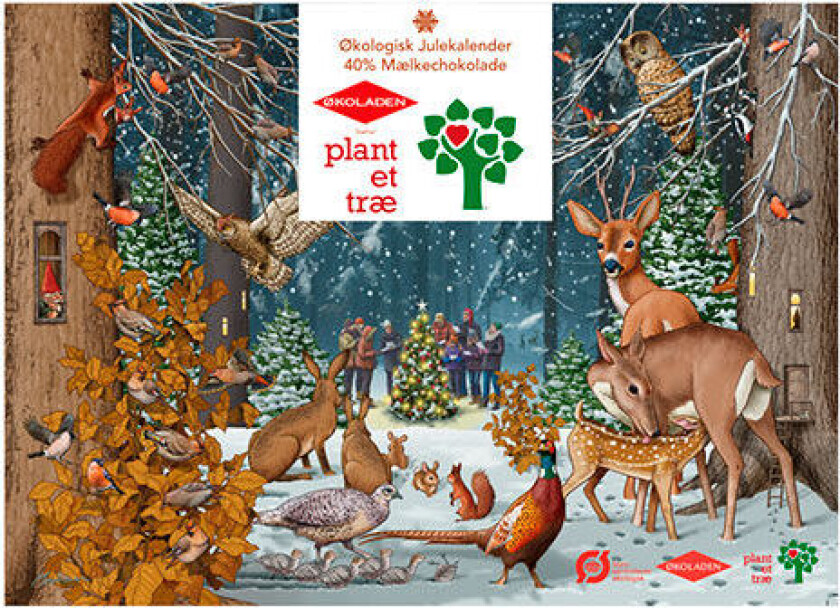 Julekalender Barn Melkesjokolade Øko - 120 g