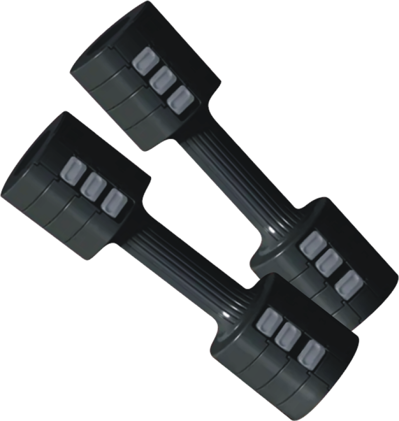 Bilde av Adjustable Dumbbell Set 5 kg. Black