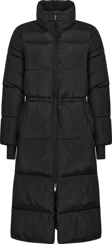 Pebble Drawstring Coat Black M