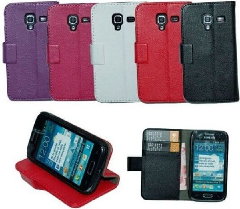 Lommebokdeksel 2-kort Samsung Galaxy Ace 2 ( GT -i8160)