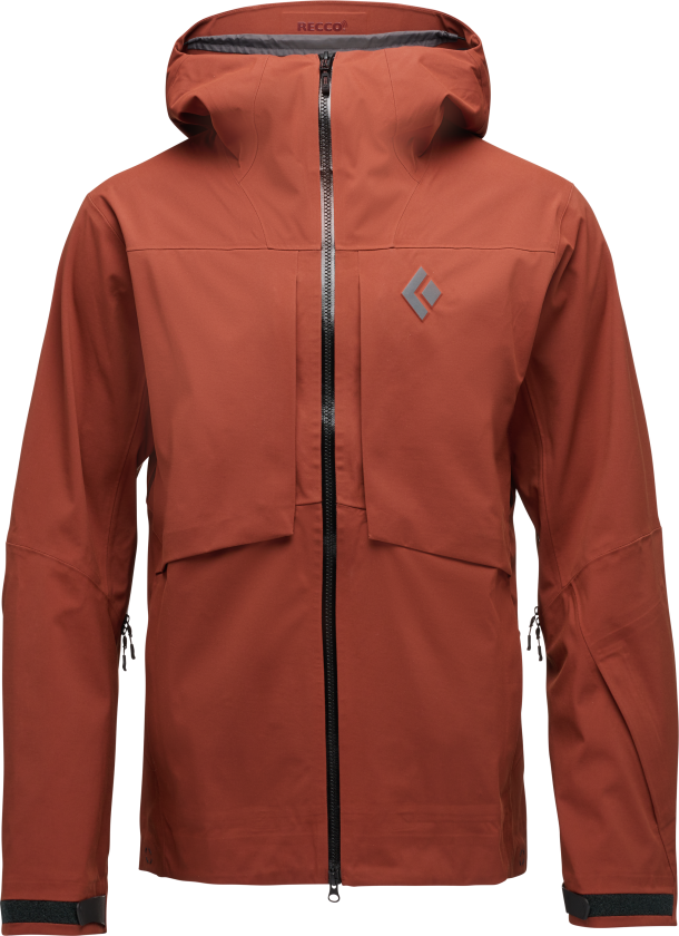 Black Diamond Men's Factor Shell Iron Red M