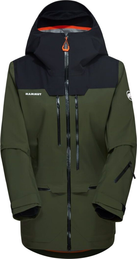 Haldigrat Hs Hooded Jacket Women Dark Marsh-black M