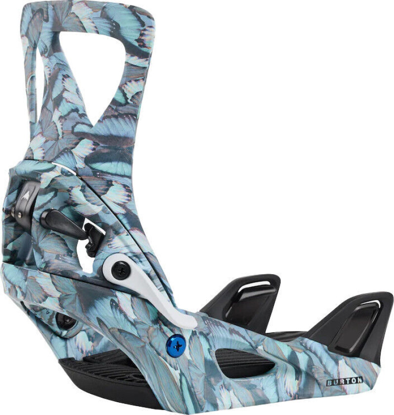 Women's Step On® Snowboard Binding Blue Butterflies S