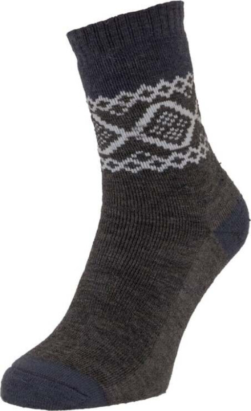 Hardanger ullfrottésokk