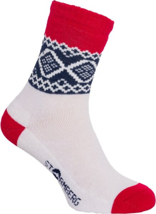 Hardanger ullfrottésokk