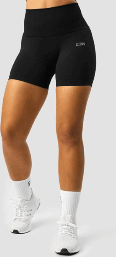 Define Seamless Pocket Shorts, Black