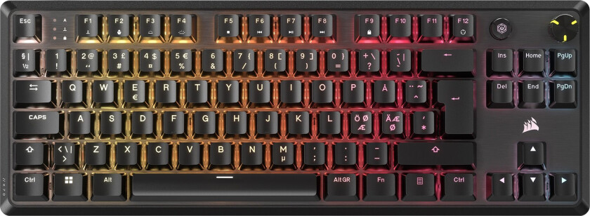 K70 Core TKL RGB gaming-tastatur