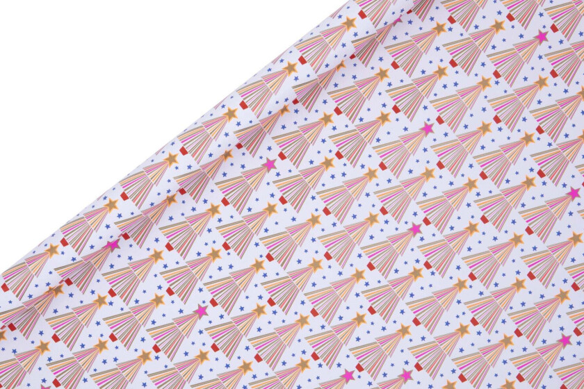 Gavepapir 4m Ps Tree Hvit