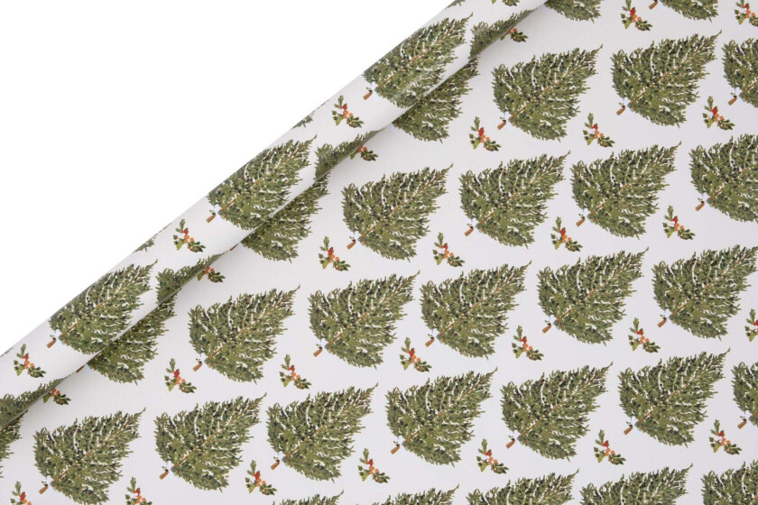 Gavepapir 4m Sd Fir Tree Cream