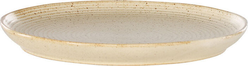 Active tallerken keramikk beige.