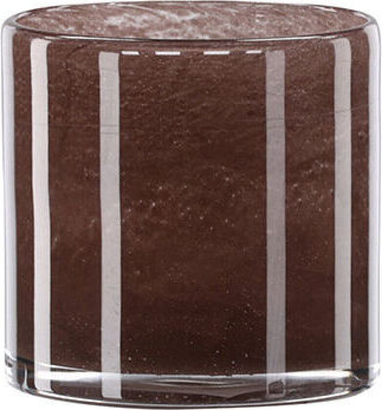 Glora telysholder brun.