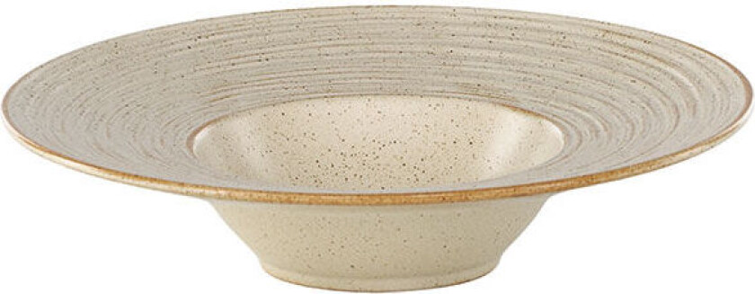 Active tallerken keramikk beige.