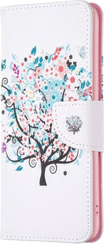 Samsung Galaxy A16 Kunstskinn Flip Deksel m. Lommebok & Trykk - Fargerikt Tre