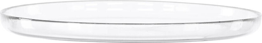 Shine tallerken glass klar.