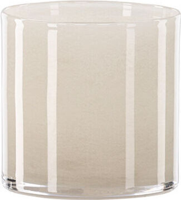 Glora telysholder beige.